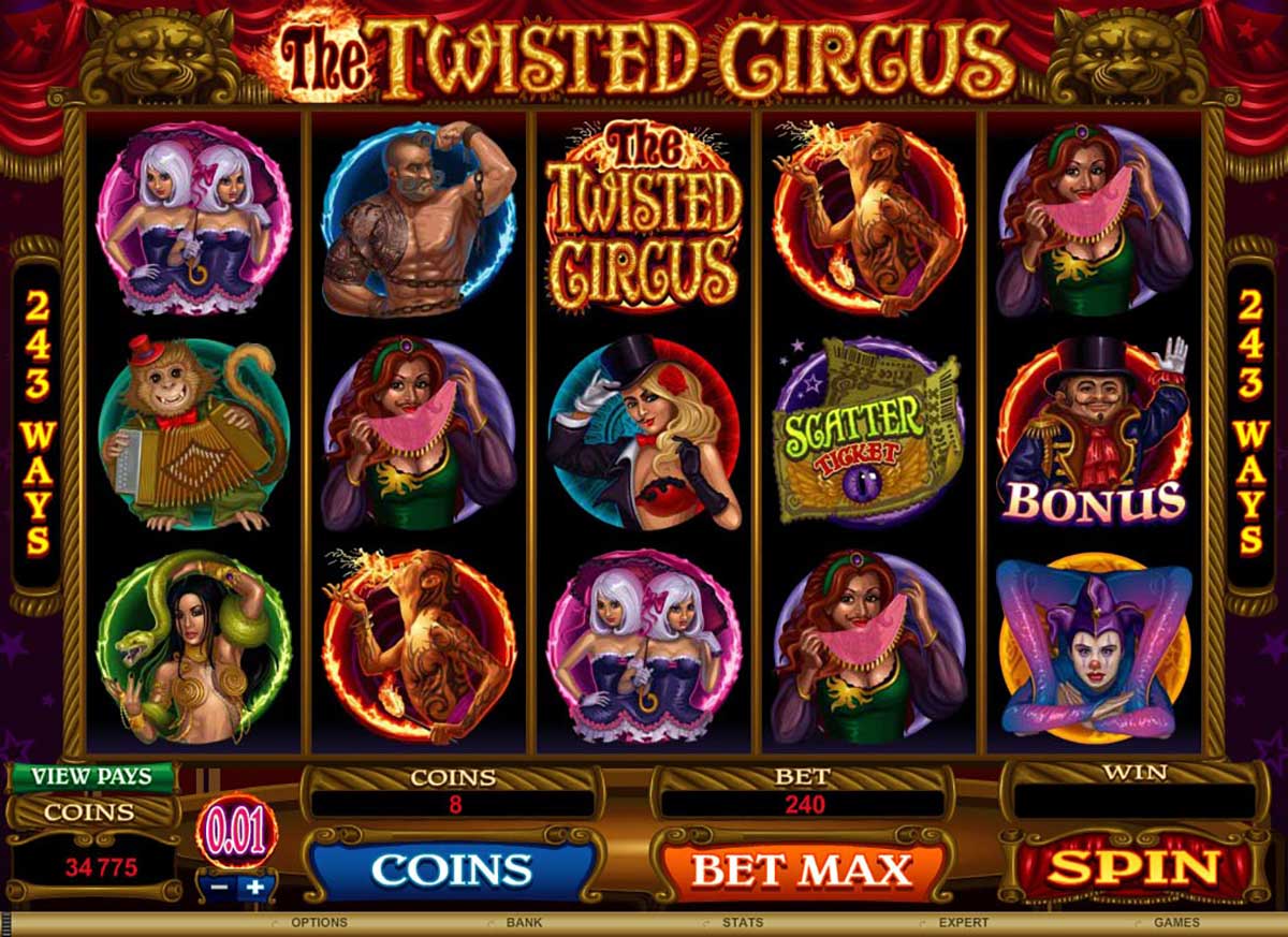 Twisted Circus Microgaming Automatspiele